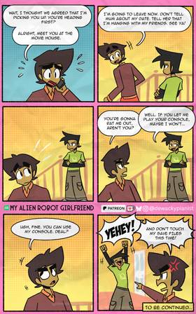 Read My Alien Robot Girlfriend  4 Page 2 in English