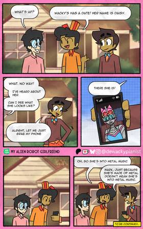 Read My Alien Robot Girlfriend  5 Page 3 in English