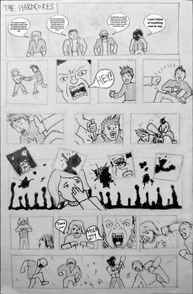 Read THE HARDCORES  1 Page 1 in English