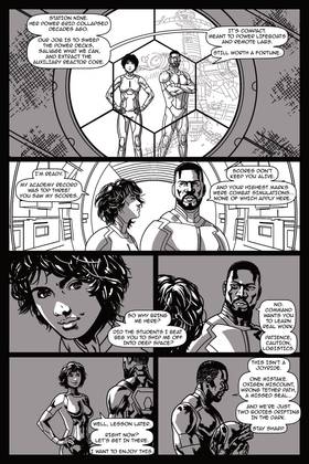 Read Space Station Mission  1 Page 2 in English