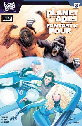 Read Planet Of The Apes Vs. Fantastic Four (2026)  3 Page 1 in English