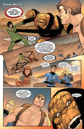 Read Planet Of The Apes Vs. Fantastic Four (2026)  3 Page 5 in English