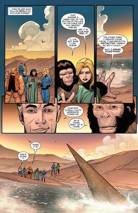Read Planet Of The Apes Vs. Fantastic Four (2026)  3 Page 9 in English