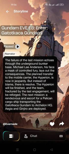 Read GUNDAM EVE The Avalance Saga - Gundam x Everna Fan Fiction  8 Page 1 in English