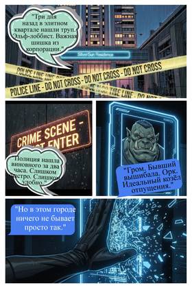 Read Елена Вэнс: тишина в орочьем квартале  1 Page 2 in Russian