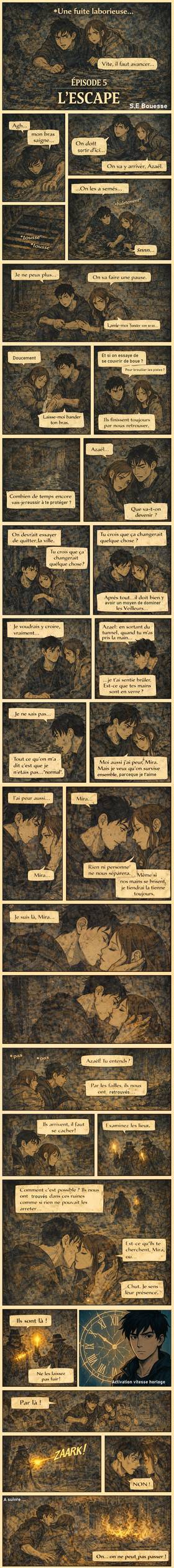 Read LES HORLOGES DE VERRE   5 Page 1 in French