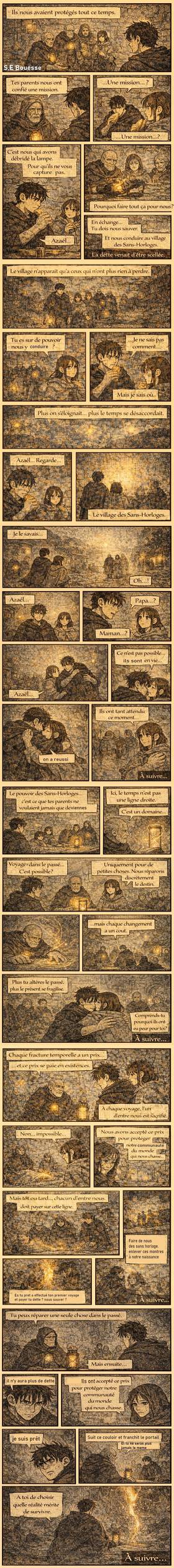 Read LES HORLOGES DE VERRE   9 Page 1 in French