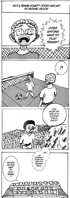 Read Is It A Tennis Court?- by Michael Taylor  1 Page 1 in English