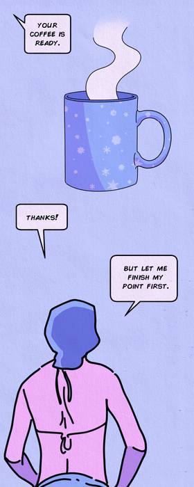 Read A sip of coffee — Short Standalone Sensual Comics  2 Page 1 in English