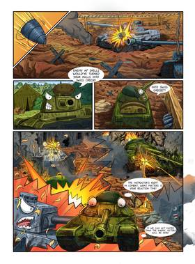 Read [ENG] Gerand. KV-45 BATTLE IN THE CAUCASUS MOUNTAINS  1 Page 6 in English
