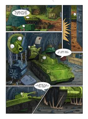 Read [ENG] Gerand. KV-45 BATTLE IN THE CAUCASUS MOUNTAINS  1 Page 8 in English