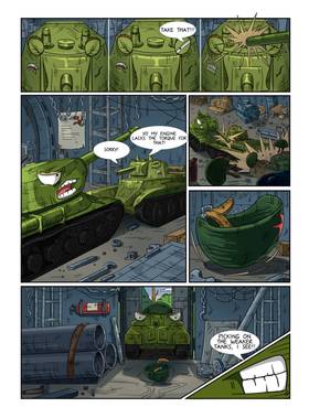 Read [ENG] Gerand. KV-45 BATTLE IN THE CAUCASUS MOUNTAINS  1 Page 9 in English
