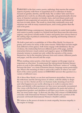 Read Embodied: An Intersectional Feminist Comics Poetry Anthology  1 Page 5 in English