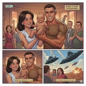 Read Captain turkey leg book 1  1 Page 1 in English