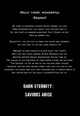 Read DARK ETERNITY: SAVIORS ARISE  1 Page 1 in English