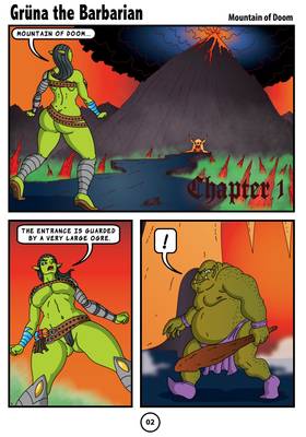 Read Grüna the Barbarain  1 Page 4 in English