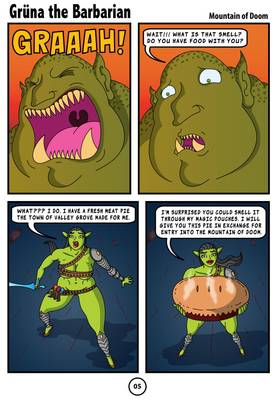 Read Grüna the Barbarain  1 Page 7 in English