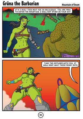 Read Grüna the Barbarain  1 Page 8 in English