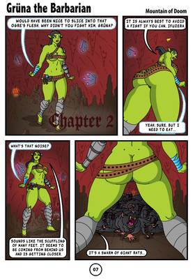 Read Grüna the Barbarain  1 Page 9 in English
