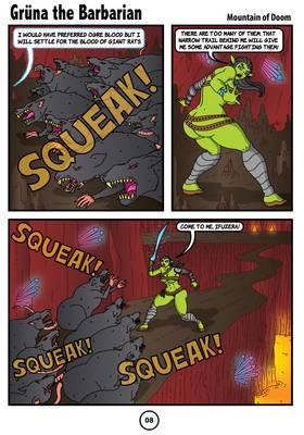Read Grüna the Barbarain  1 Page 10 in English