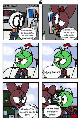 Read Kicks And Charlie  1 Page 7 in Spanish