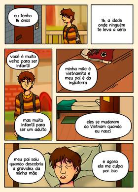 Read ASLEEP  1 Page 6 in Brazilian Portuguese