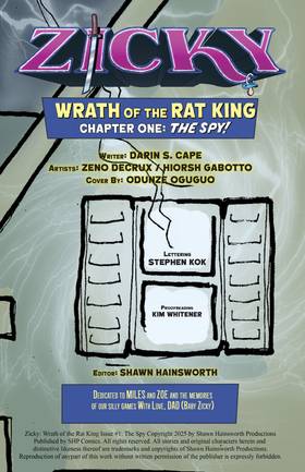Read Zicky: Wrath of the Rat King  1 Page 2 in English