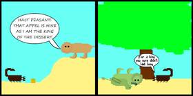 Read SCORPEUN Comic Strip  3 Page 1 in English