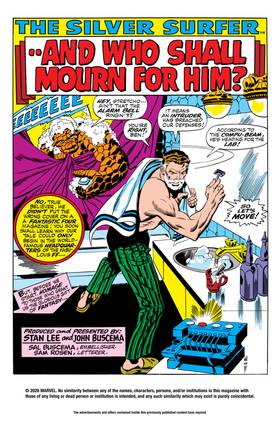 Read Silver Surfer (1968)  5 Page 3 in English