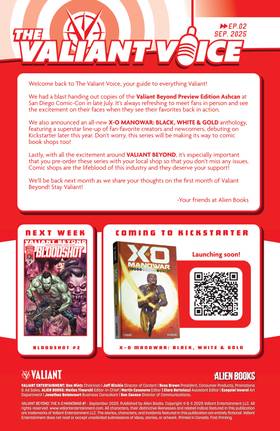 Read Valiant Beyond: The X-O Manowar  1 Page 2 in English