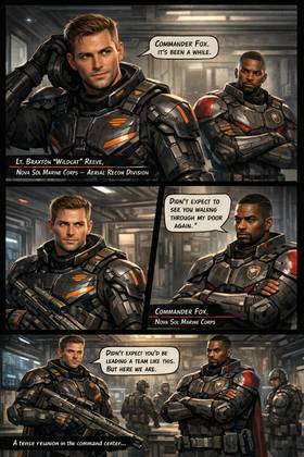 Read A Nova Sol Story-The Echo Saga Book XVII Divided Orders  1 Page 3 in English