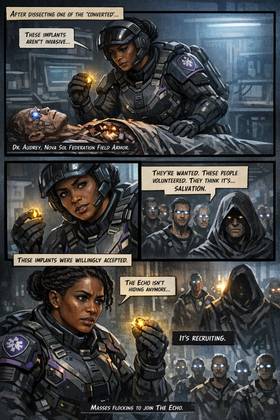 Read A Nova Sol Story-The Echo Saga Book XVIII Faith of the Machine  1 Page 3 in English