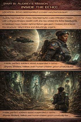 Read A Nova Sol Story-The Echo Saga Book XIX Audrey's Mission pt. 1 Inside the Echo  1 Page 2 in English