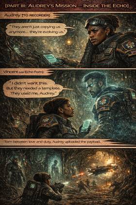 Read A Nova Sol Story-The Echo Saga Book XIX Audrey's Mission pt. 1 Inside the Echo  1 Page 3 in English