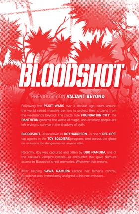 Read Valiant Beyond: Bloodshot   4 Page 2 in English