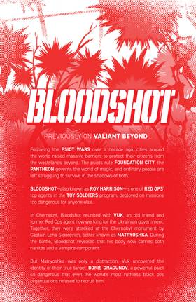 Read Valiant Beyond: Bloodshot  5 Page 2 in English