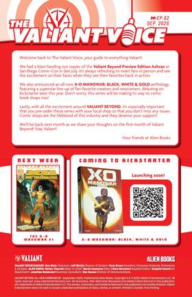 Read Valiant Beyond: All-New Harbinger  1 Page 2 in English