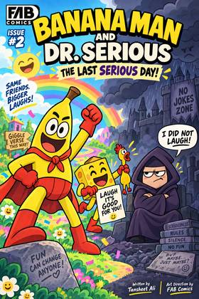 Issue #2 – Banana Man and Dr. Serious