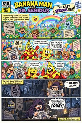 Read Banana Man and Dr. Serious  2 Page 2 in English