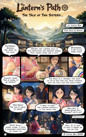 Read The Lantern's Path: The Tale of Two Sisters...  1 Page 2 in English