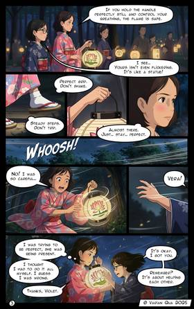 Read The Lantern's Path: The Tale of Two Sisters...  1 Page 4 in English
