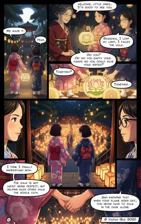 Read The Lantern's Path: The Tale of Two Sisters...  1 Page 5 in English