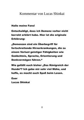Read Das Königreich der Hunde  1 Page 8 in German