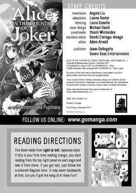 Read Alice in the Country of Joker  1 Page 8 in English