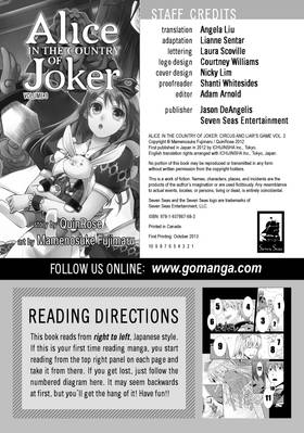 Read Alice in the Country of Joker  3 Page 8 in English