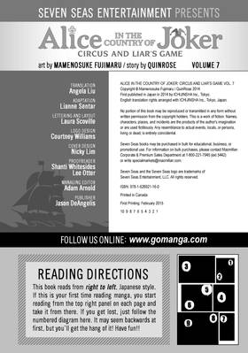 Read Alice in the Country of Joker  7 Page 8 in English
