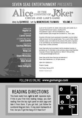 Read Alice in the Country of Joker  4 Page 8 in English