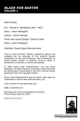 Read Blade for Barter  1 Page 4 in English