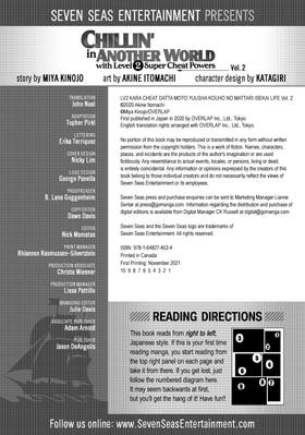 Read Chillin' in Another World with Level 2 Super Cheat Powers (Manga)  2 Page 3 in English
