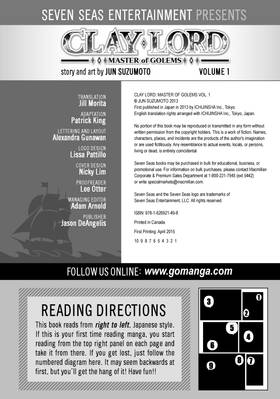 Read Clay Lord: Master of Golems  1 Page 6 in English